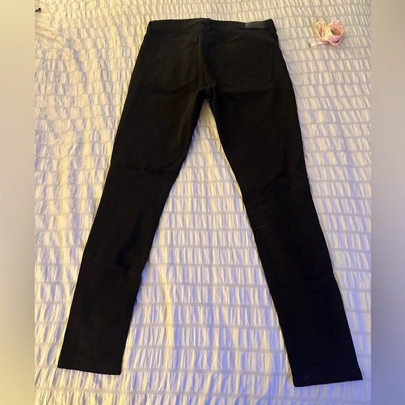 Express Black Mid Rise Legging Jeans - Picture 3 of 9